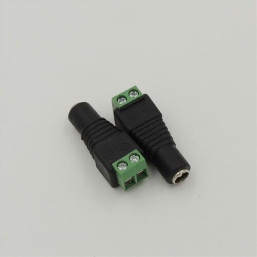 100pcs 5.5 X 2.5mm DC Power plug Female Barrel Plug Adapter Terminals
