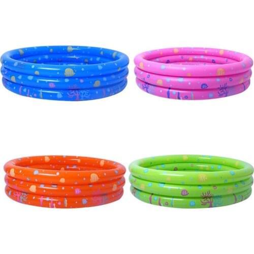 130*40CM three-ring thickened inflatable ocean ball pool, summer bathtub, swimming pool water toys , Baby childrens pool