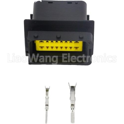 24 pin male connector modified wire harness connector plug with terminal DJ7241A-1.5-11 24P connector