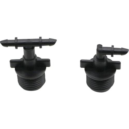 5 Pcs 1/2" Male thread to 4/7mm hose interface tee elbow connector Garden water connectors Hose connection Adapters
