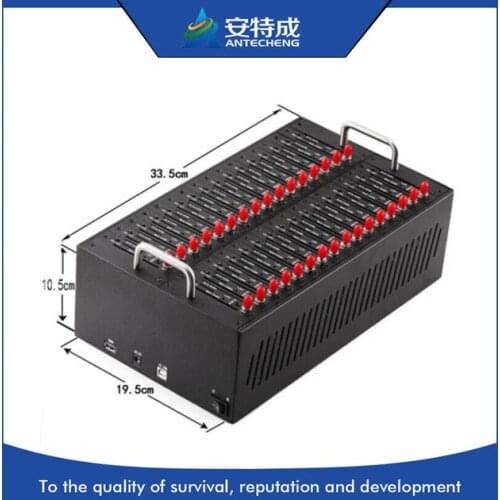 ATC factory 32 ports gsm modem advertisement voice sending machine gsm quad band modem pool