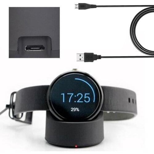 Wireless Charger Durable Fast Charging Dock with Charging Cable for Samsung Gear S3 Classic for Frontier Smartwatch