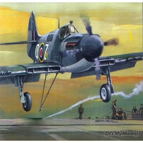DIYMyModeI Firefly Valley IV fighter bomber, Fairley UK DIY Handcraft Paper Model KIT Handmade Toy Puzzles Gift Movie props