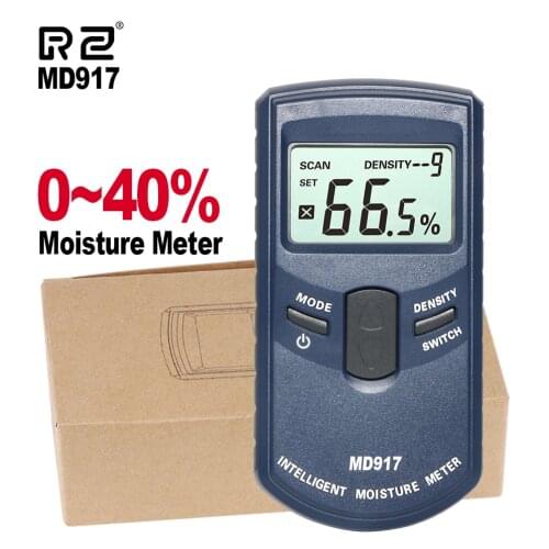 RZ Digital Concrete Wall Moisture Meter Inductive Humidity Tester 0-40% Metope Drywall Damp Tester hygrometer