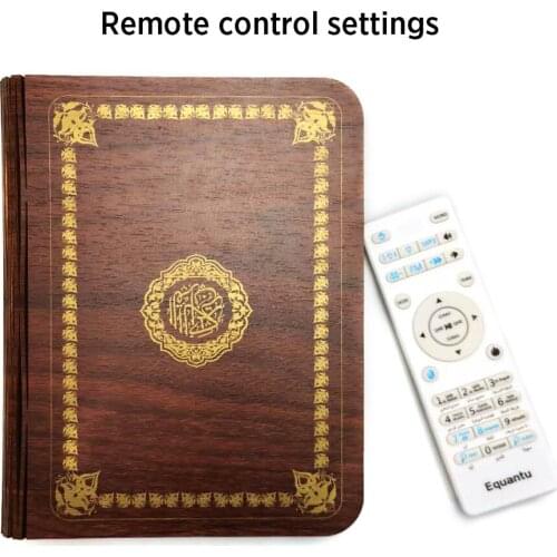 Book Lamp Design Colorful LED Lights Bluetooth Quran Speaker Koran Learning Remote Control and Voice Recording Quran MP3 Player