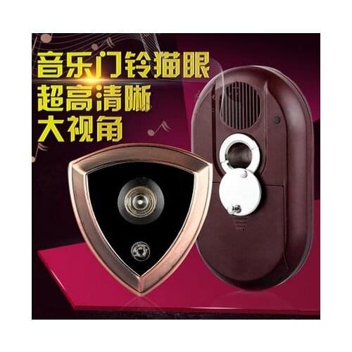 New Arrival Music Door Bell ,Smart Cats Eye In Stock for Door thickness 40-105mm