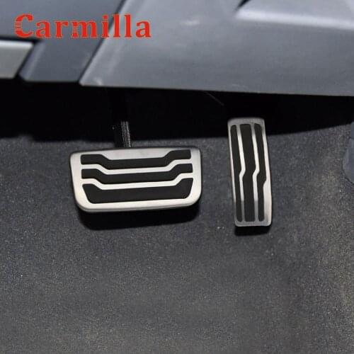 Stainless Steel Car Gas Pedals Fuel Brake Pedal Pads Cover for Ford Everest Endeavour Raider Ranger 2016 - 2021 Accessories