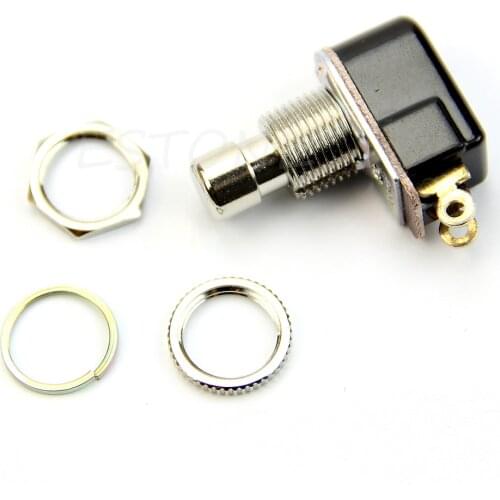 1 PC SPST Momentary Soft Touch Push Button Stomp Foot Pedal Electric Guitar Switch