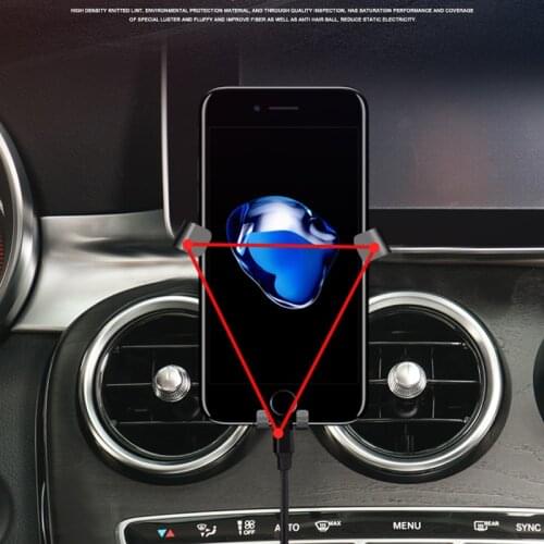 Only fit 7 inch Screen! For Mercedes-Benz C-Class / GLC 2016 2017 2018 Car Air Vent Mount Phone Holder Mobile Phone Cradle
