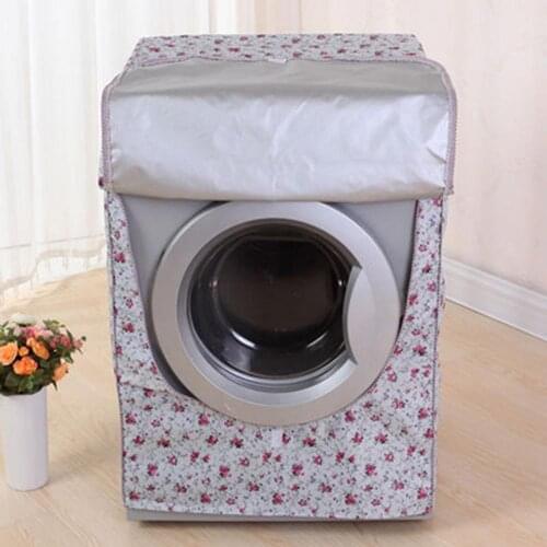 Polyester Silver Coating Front loading washing machine Cover Waterproof Dustproof Sunscreen Roller Washing Machine Covers