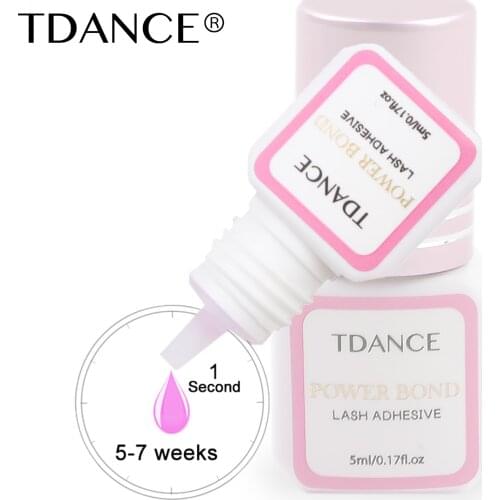 TDANCE Colorful Eyelash Self-Extension Glue1 Seconds Power Bond Affinity Not stimulating Fast Drying Long Last Lash Adhesive
