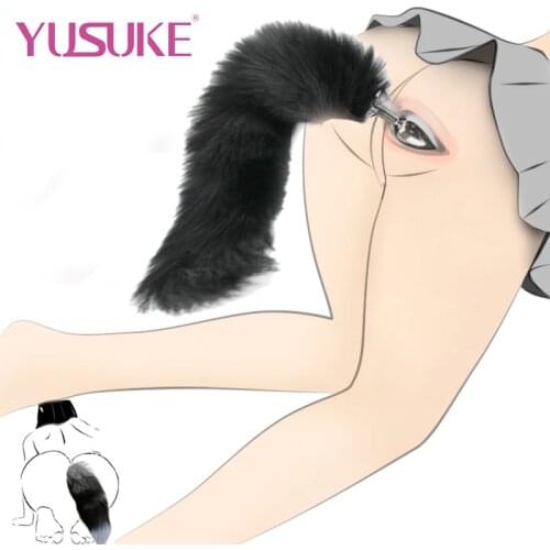 Sex Toys Anal Butt Tail Plugs Fox Erotic Adult 18 Products Intimate Toys Stainless Steel Coda Anale Dildos Masturbators Sex Shop