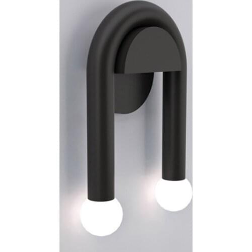 Modern U Shape Wall Lamps Luminaire for Living Room Bedroom Aisel Sconce Lights Fixture Corridor Bedroom Lighting Decor Simple