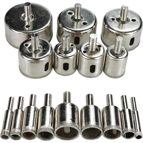 Diamond Coated Drill Bit 3-60mm Diamond Core Bit for Tile Marble Glass Ceramic Hole Saw Drill