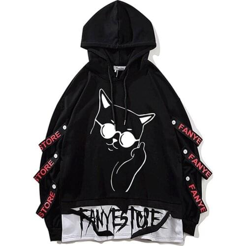 TIE CUO REN Men's Printed Hoodies