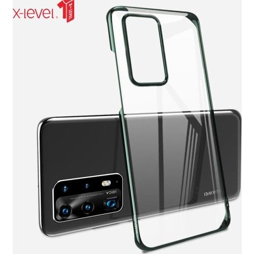 For HUAWEI P40 Case X-level Crystal Clear Ultra Slim Hard Case with Slight Matte Finish for HUAWEI P40 Pro Case Coque