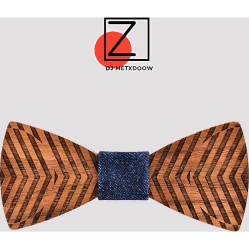 Vision Wood Bow Ties for Mens Wedding Suits Wooden Bow Tie Butterfly Shape Bowknots Gravatas Slim Cravat Gravatas Para Homens