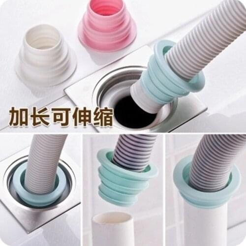 1PC Pipeline Deodorant Silicone Ring Washer Tank Sewer Drain Seal Plug Pest Control Random Color Free Shipping