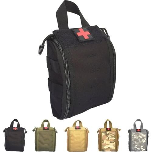 1000D Molle Tactical First Aid Kit Utility Travel Medical Bag Waist Pack Emergency Case Survival Kit Nylon Pouch Accessories Bag