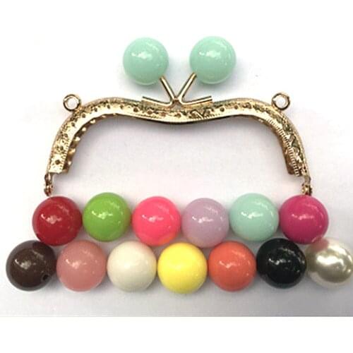 11cm luxury golden color M shape knurling purse frame candy ball kiss buckle women bag making metal clasp accessories 10pcs/lot