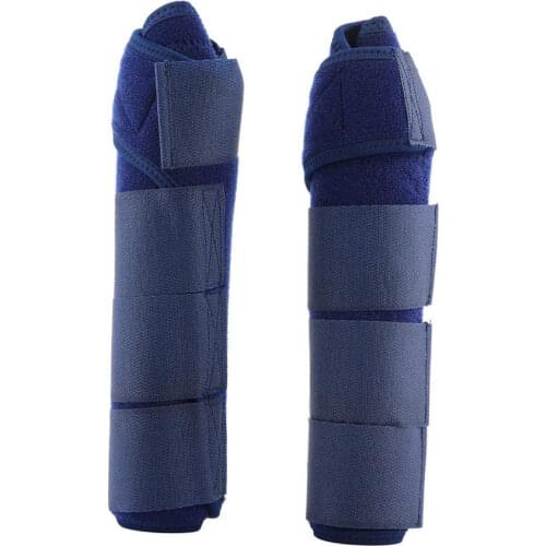 2pcs Horse Leg Wraps Adjustable Horse Splint Support Horse Leg Boot Protection Support Wrap Equestrian Accessory