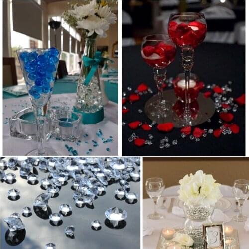 4.2mm 1/3Carat Crystal Clear Diamond Confetti 10000 pcs/bag Wedding Table Scatter Decoration bridal shower wedding decoration