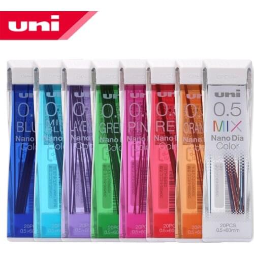 8PCS UNI Color Automatic Pencil Refill 202NDC 0.5mm High Hardness Nano Refill Can Erase Multiple Colors Optional