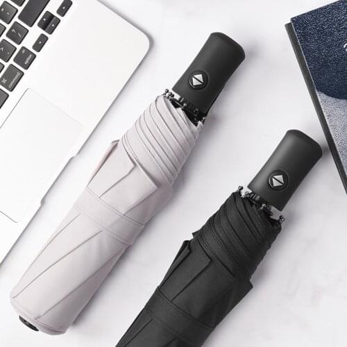 Big Windproof Umbrella Rainfully Automatic Women Folding Umbrellas Strong 8 Ribs Black Gentleman Umbrellas Japanese Business Y6S