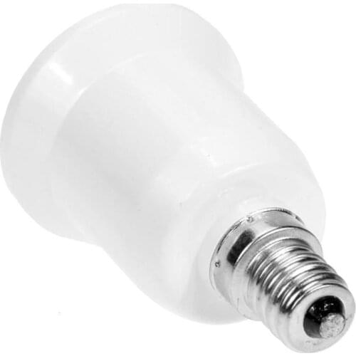Hot 1PC High Quality Material E27 To E14 Lamp Light Socket Converter Convertor Bulb Extend Base Small Screw Adaptor Dropshipping