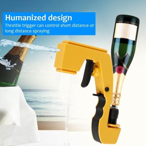 Champagne Wine Dispenser Bottle Beer Ejector Feeding Bottle Beer Spray Gun Bottle Cap Wine Stopper Ejector Feeding Wine Stopper