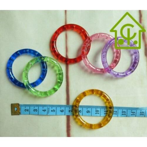 DIY wind bell accessories DIY manual wind bell material plastic accessories wind bell pipe middle ring 45mm manual course