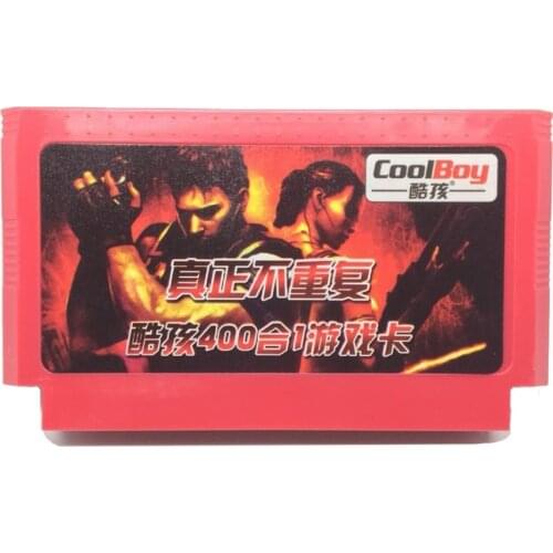 400 in 1 60 Pins Game Cartridge for 8 Bit Game Console with Tetris / Final Fight 3 Kungfu, etc