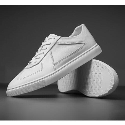 Men Casual Shoes Fashion Casual Sneakers Men Flat Shoes Zapatillas Hombre Leisure Sapatos Black Sport Leather Sapato Masculino