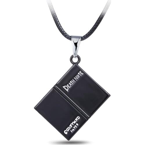 MOSU Death Note Black Book Pendant&Necklace personally High Quality non-fading environmental Jewelry wonderful gift