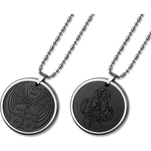 Anti EMF EMR Quantum Pendant Necklace- Lava Stone Energy Spiritual Health Necklace Jewelry for Men Women