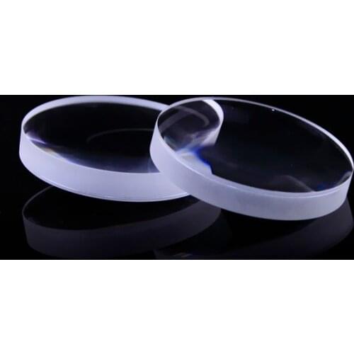 Quartz plano-convex lens pure white glass high-precision focusing condenser diameter 6mm