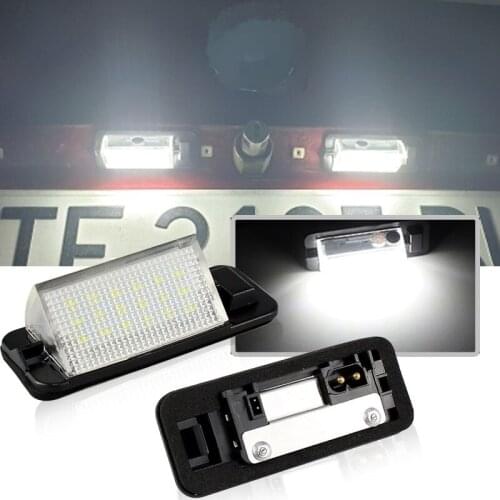 2PCS For BMW E36 Led License Plate Light 18SMD White 12v Number Plate Lamp Bulbs For BMW E36 318i 318is 318ti 325i M3,92-98