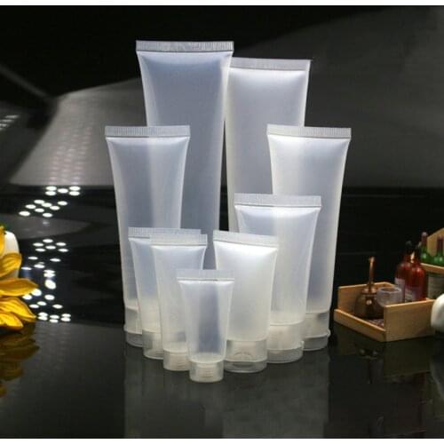 Refillable Bottles Transparent Travel Bottle Portable Empty Travel Tubes Squeeze Cosmetic Containers Cream Lotion Bottles