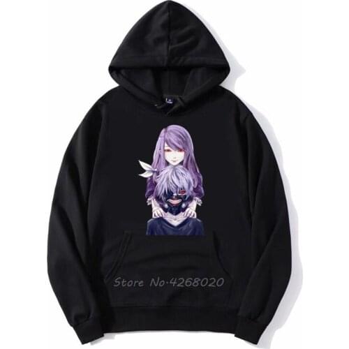New Hoodie Tokyo Ghoul Ink Art Ken Kaneki Anime Manga Artwork Girls Mens Fleece Hoodies Sweatshirt Hip Hop Hoody Coat