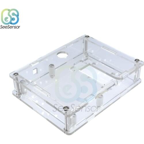 Clear Acrylic Case Shell Housing for LCR-T4 Transistor Tester Diode Triode Capacitor ESR Meter Multimeter (Only Case)