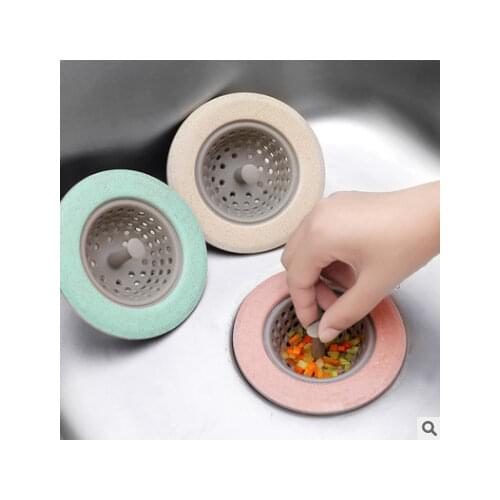 Portable Silicone Sink Strainer, Sink Drain Filter, Waste Collector, Kitchen and Bathroom Accessories, Strainers and Strainers