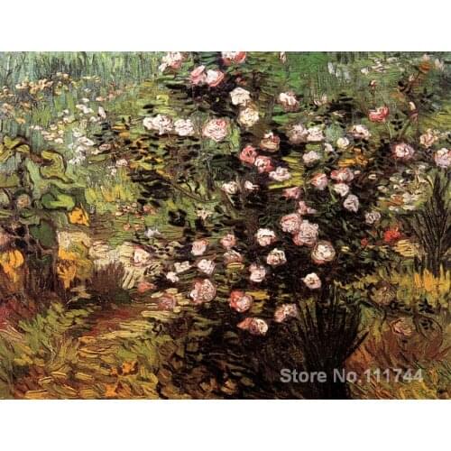 Modern art Rosebush in Blossom by Vincent Van Gogh paintings for living room Hand painted High quality