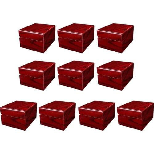 10pcs Unique Wood Watch Winder Case for Wrist Watch Organizer