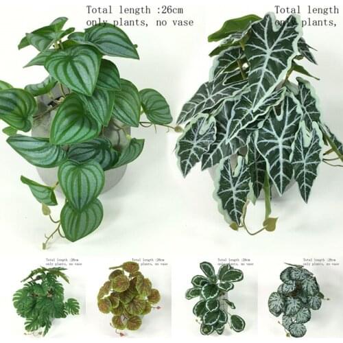 1pc Artificial Plant Green Dill Flower Rattan Leaves Party Home Decor Turtle Leaf Wedding Festival Decoration Fake Flowers