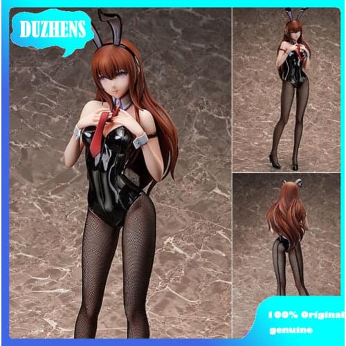 100% Original genuine Steins;Gate Makise Kurisu 1/4 Bunny Girl Action Figure Anime Figure Model Toys Figure Collection Doll Gift