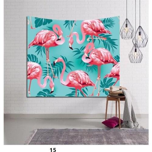 153x130cm/203x153cm/229x153cm Tapestry Wall Hanging Beach Throw Rug Home Art Tapestries Decor Flamingo Beach towel Wall carpet
