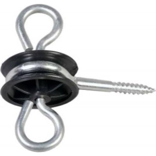 20PCS Electric Fence Accessories Insulator Door Handle Double Hook Insulators For Guardian Animals Cattle, Sheep, Horse etc