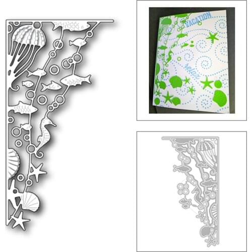 2020 New Ocean Lace and Animal Metal Cutting Dies For Cut Paper Craft Making Decoration Greeting Card Scrapbooking No Stamps Set