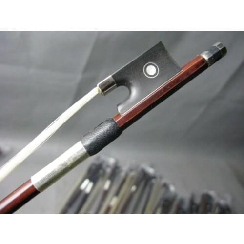 3pcs violin bows, brazilwood 4/4 student violin bow,ebony frog