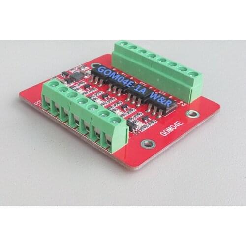 4-Way Solid State Relay Module / High or Low Level Triggering / 60V / 3A Optocoupler Isolated Output / Level Shifting